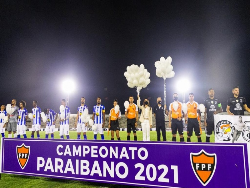 Abertura do Campeonato Paraibano 2021 com atos de solidariedade