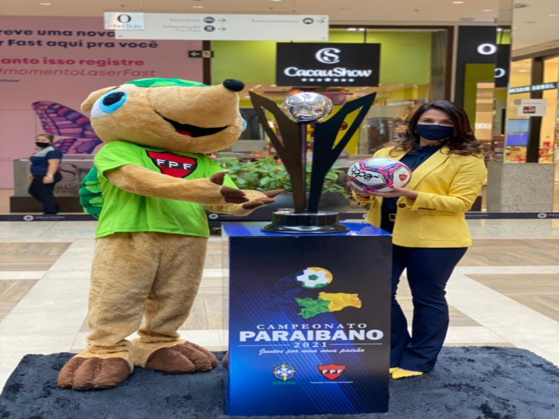 FPF  realiza exposição do Trófeu do Campeonato Paraibano 2021